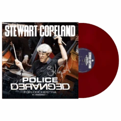 Autographed Police Deranged - 12" Red Vinyl