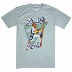 Ski & Party Blue T-Shirt