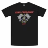 Feelings Checker Flag Black T-Shirt
