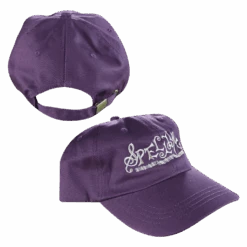 SPELLLING Logo Dad Hat -Cheap Band Tees Vinyl Store SpellingPurpleHatFrontandBack