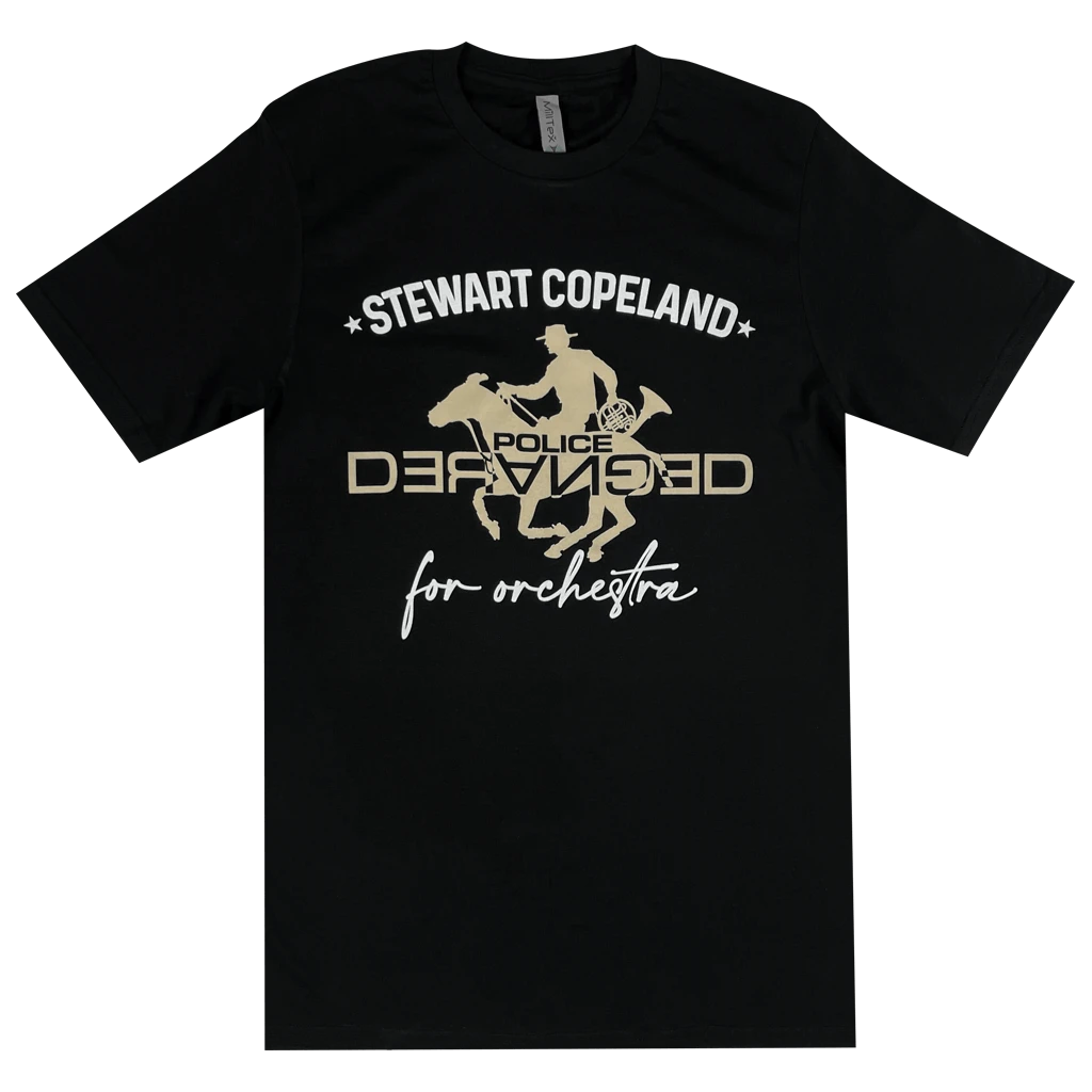 Police Deranged Black T-Shirt 1 Police Deranged Black T-Shirt