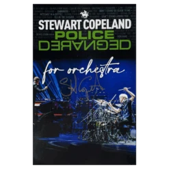 Autographed Police Deranged Poster