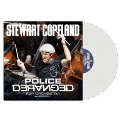 Autographed Police Deranged - 12" White Vinyl
