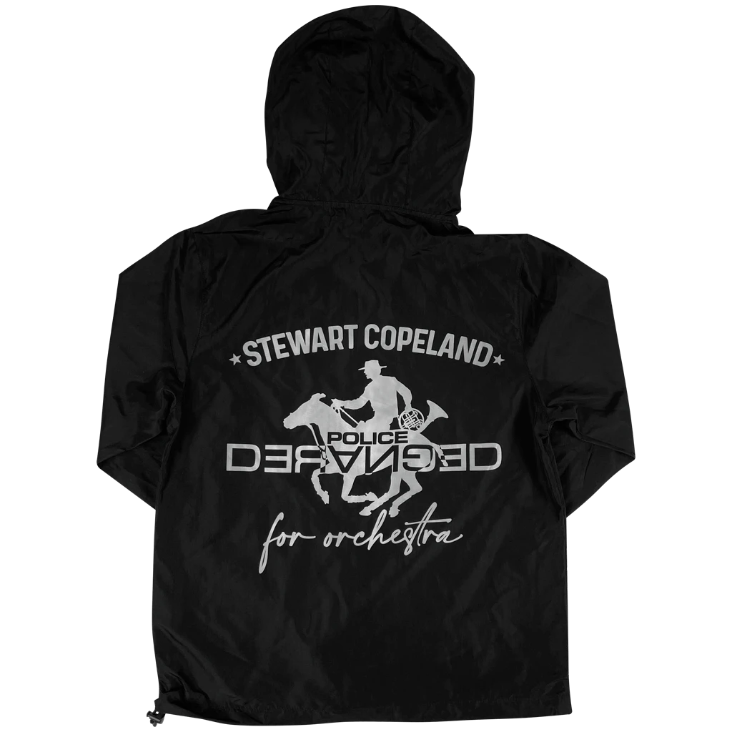 Police Deranged Black Windbreaker 2 Police Deranged Black Windbreaker - Image 2