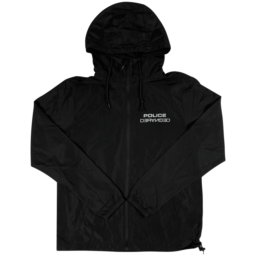 Police Deranged Black Windbreaker 3 Police Deranged Black Windbreaker - Image 3
