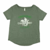Police Deranged Green Women's T-Shirt