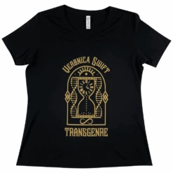 Transgenre Womens Black V-Neck