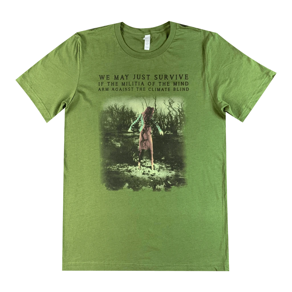 Native Invader Up The Creek Green T-Shirt 3 Native Invader Up The Creek Green T-Shirt - Image 3