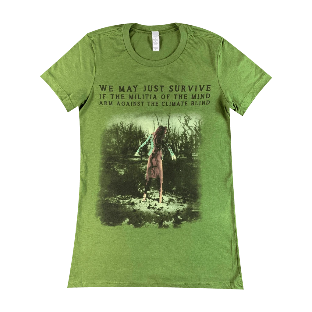 Native Invader Up The Creek Green T-Shirt 4 Native Invader Up The Creek Green T-Shirt - Image 4