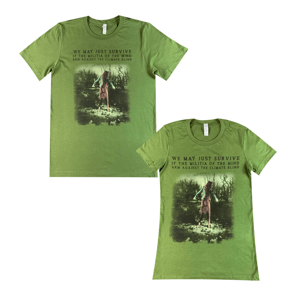 Native Invader Up The Creek Green T-Shirt 1 Native Invader Up The Creek Green T-Shirt