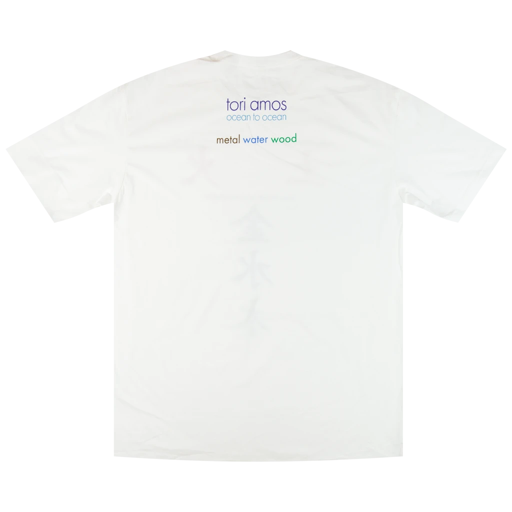 Metal Water Wood White T-Shirt 4 Metal Water Wood White T-Shirt - Image 4