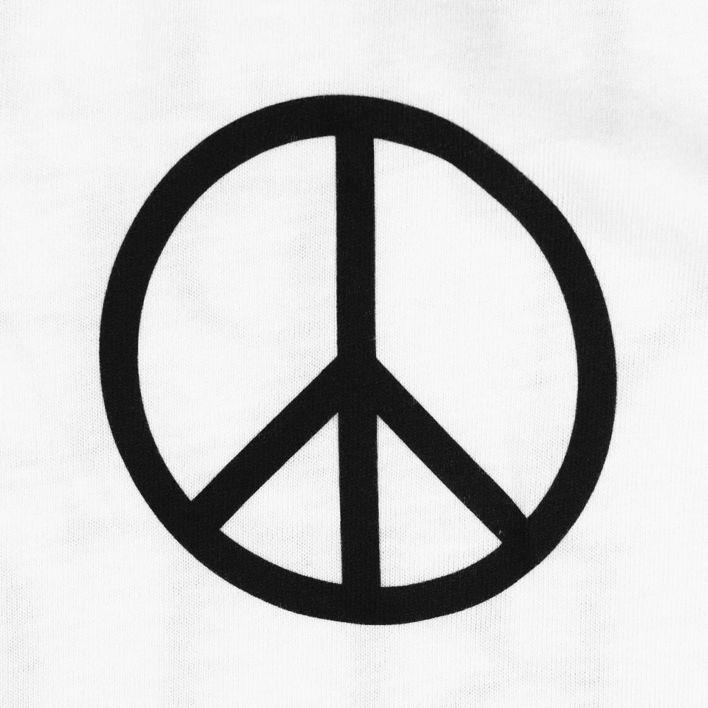 I Believe In Peace Bitch Black Ringer T-Shirt 3 I Believe In Peace Bitch Black Ringer T-Shirt - Image 3