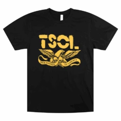 Yellow Eagle Black T-Shirt