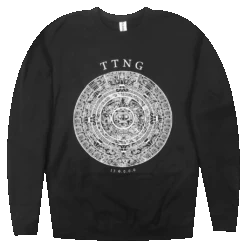 13.0.0.0.0 Black Crew Neck Pullover Sweatshirt