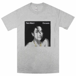 Excuses Heather White T-Shirt