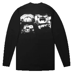 Bowery Black Pocket Long Sleeve -Cheap Band Tees Vinyl Store TheBoweryBallroomBlackLongsleeveBack