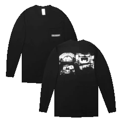 Bowery Black Pocket Long Sleeve