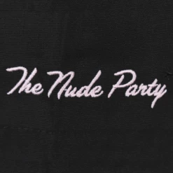 Peels Black Button Down Shirt -Cheap Band Tees Vinyl Store TheNudePartyBlackPeelShirtsSleeveClose