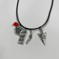 Scarlet's Walk Charm Necklace 9 Scarlet's Walk Charm Necklace -Cheap Band Tees Vinyl Store ToriAmosNecklace2 1