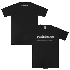 Resistance Definition Black T-Shirt