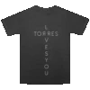 Torres Loves You Dark Gray T-Shirt