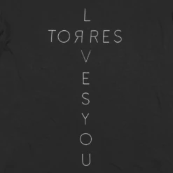 Torres Loves You Vintage Black T-Shirt -Cheap Band Tees Vinyl Store TorresLovesYouTClose