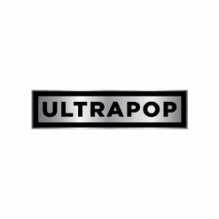 ULTRAPOP Enamel Pin - Black On Silver