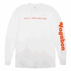 Sorry I Lost Your Cat White Long Sleeve