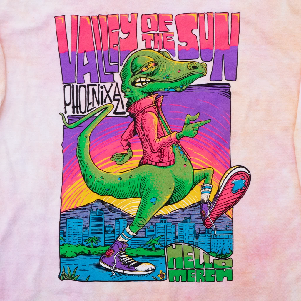 Valley Of The Sun Long Sleeve Tie-Dye Shirt 2 Valley Of The Sun Long Sleeve Tie-Dye Shirt - Image 2