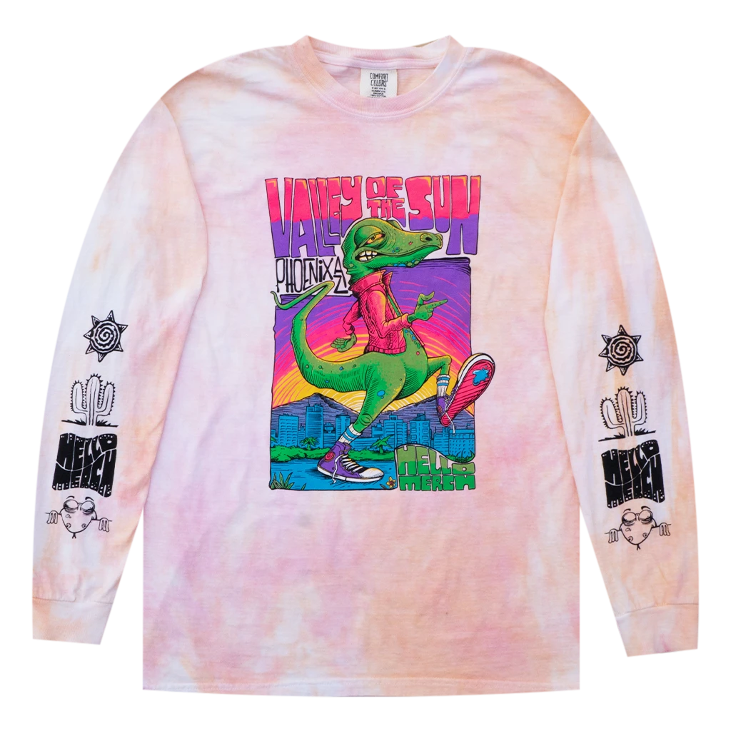 Valley Of The Sun Long Sleeve Tie-Dye Shirt 1 Valley Of The Sun Long Sleeve Tie-Dye Shirt