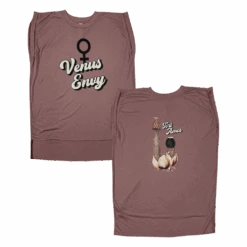 Venus Envy Women's Flowy Mauve T-Shirt