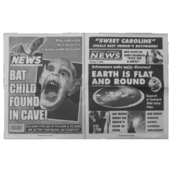 The Greatest Covers Tabloid -Cheap Band Tees Vinyl Store WWNGretestCoversNewspaperOpen1