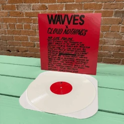 Wavves X Cloud Nothings - White 12" Vinyl -Cheap Band Tees Vinyl Store WavvesxCloudNothingsVinyl Lifestyle 2 1