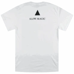 Triangle White T-Shirt -Cheap Band Tees Vinyl Store WhiteTeeBAck