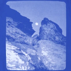 Candid Canyon Royal Blue T-Shirt -Cheap Band Tees Vinyl Store WhitneyCandidCanyonRoyalBlueT ShirtBackClose