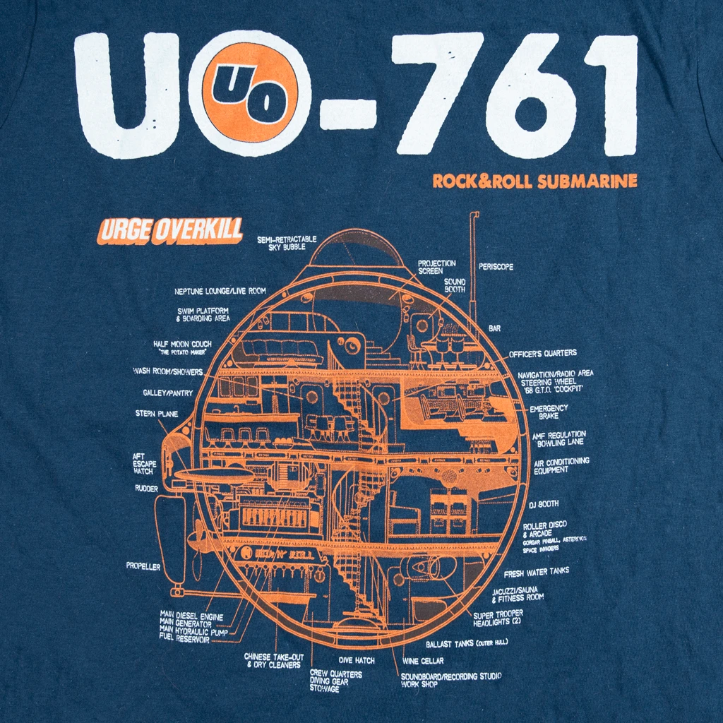 Rock & Roll Submarine Navy Women's T-Shirt 2 Rock & Roll Submarine Navy Women's T-Shirt - Image 2