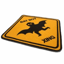 Bat Boy Crossing Rug