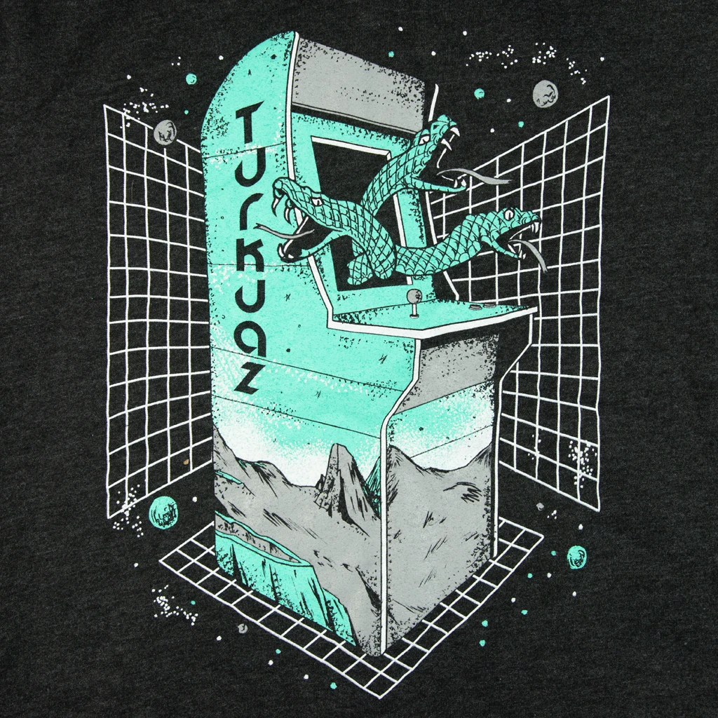 Arcade Vintage Black Zip Hoodie 5 Arcade Vintage Black Zip Hoodie - Image 5