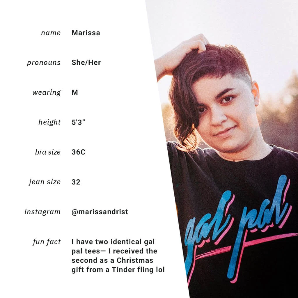 Gal Pal Black Tee 3 Gal Pal Black Tee - Image 3