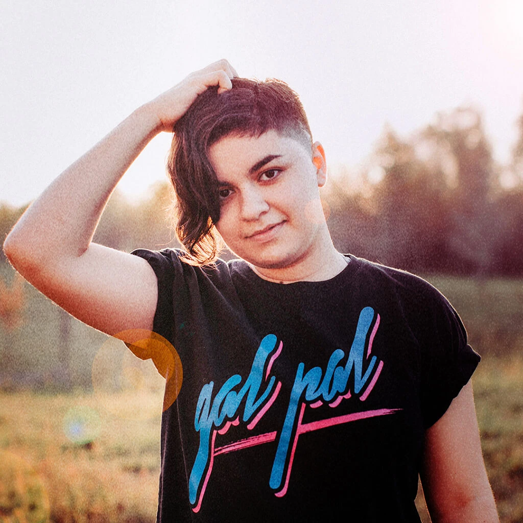 Gal Pal Black Tee 2 Gal Pal Black Tee - Image 2