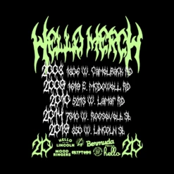 Hello Tarot Long Sleeve Puff & Glow T-Shirt -Cheap Band Tees Vinyl Store hmdm2