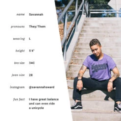 Lavender Menace Unisex Tee -Cheap Band Tees Vinyl Store lavendermenace 0004 unisex bio savannah