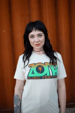 ZONA Music Festival Tan T-Shirt -Cheap Band Tees Vinyl Store lightupteecream 1