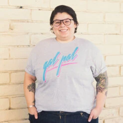 Gal Pal Grey Tee -Cheap Band Tees Vinyl Store merchstore 0006 gal pal tee B image