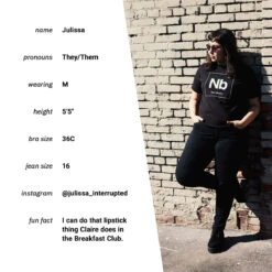 Non-Binary Tee -Cheap Band Tees Vinyl Store merchstore 0023 nb tee A bio