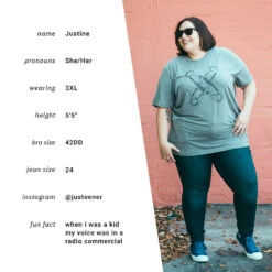 Basic Scissoring Grey Tri-Blend -Cheap Band Tees Vinyl Store scissoringgrey 0004 model2 bio