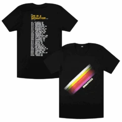 Life In A Simulation Tour Black T-Shirt