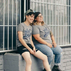 Soft Butch Grey Tri-Blend -Cheap Band Tees Vinyl Store softbutch 0004 groupshot