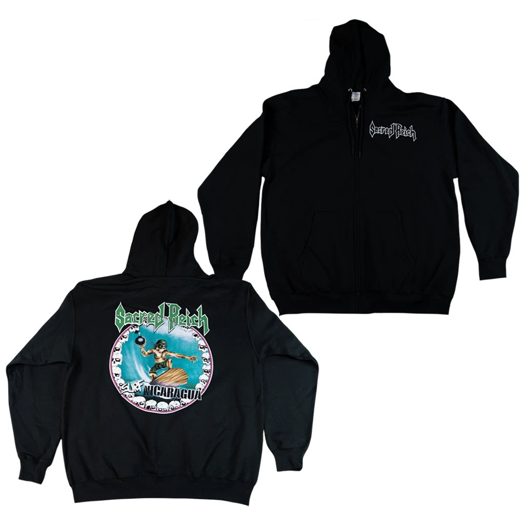 Surf Nicaragua Zip Hoodie 1 Surf Nicaragua Zip Hoodie