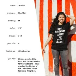 Still Bisexual Tee -Cheap Band Tees Vinyl Store stillbisexual 0002 model1 bio